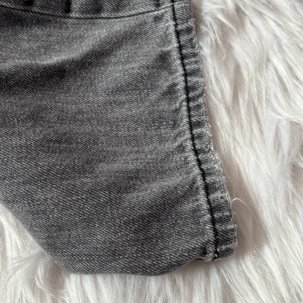Gap Kids Boys Size 8 Gray‎ Straight Leg Jeans Elastic Waist Zipper Close Denim